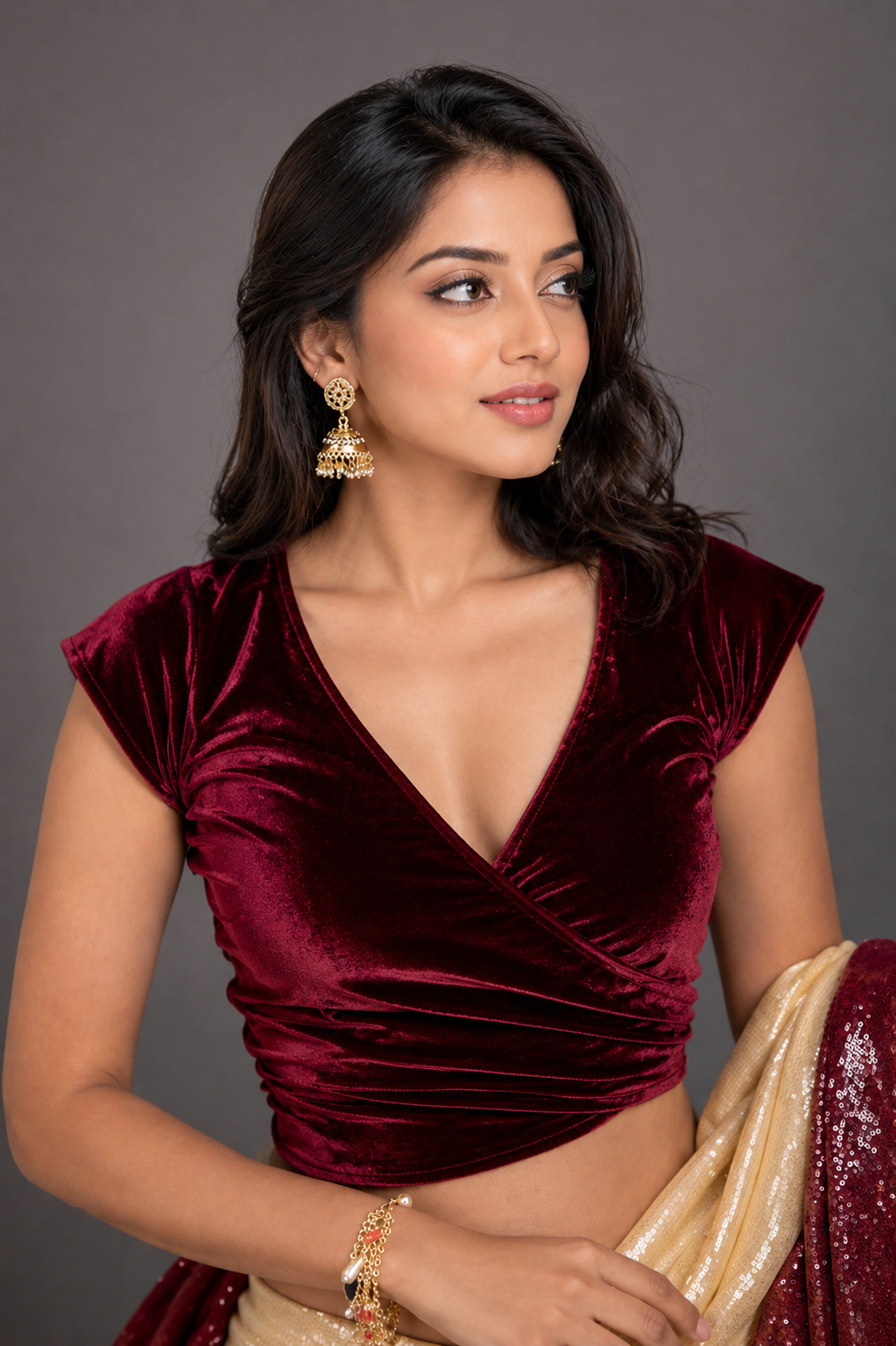 satin blouse